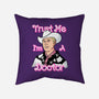 Doctor Doll!-None-Removable Cover-Throw Pillow-Raffiti