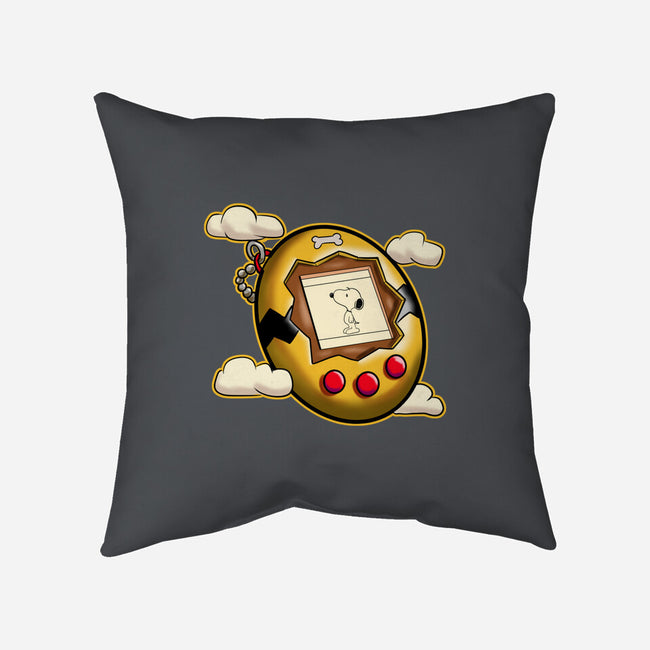 My New Pet-None-Removable Cover-Throw Pillow-nickzzarto