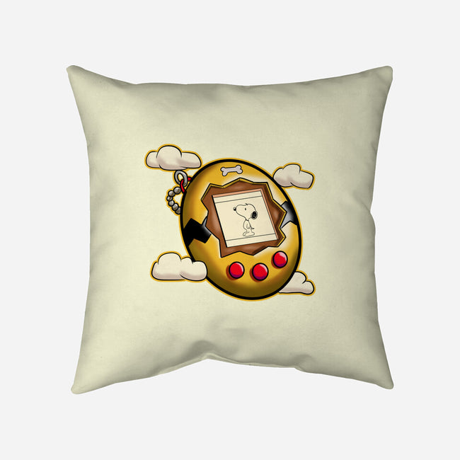 My New Pet-None-Removable Cover-Throw Pillow-nickzzarto