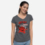 Nightmare Aid-Womens-V-Neck-Tee-pigboom