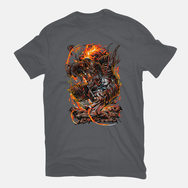 Demon Fights-Womens-Fitted-Tee-Conjura Geek