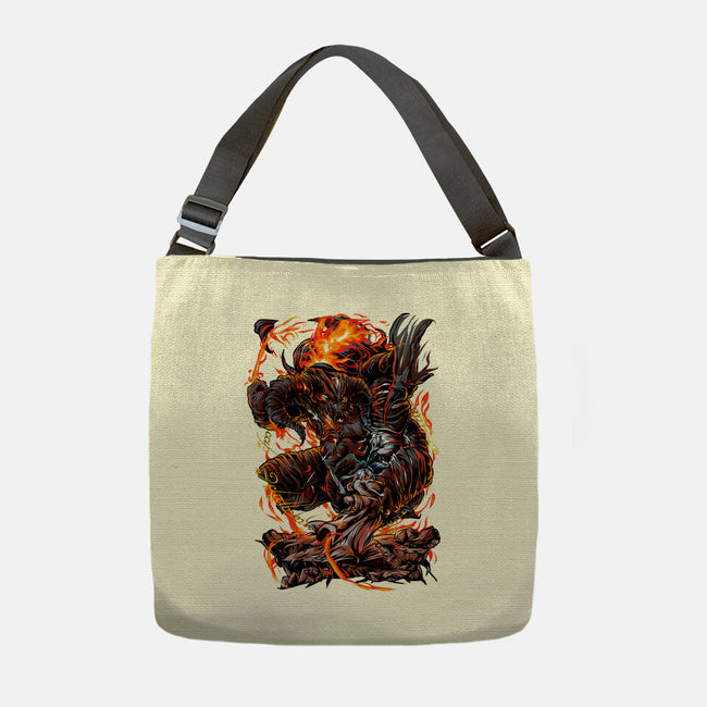 Demon Fights-None-Adjustable Tote-Bag-Conjura Geek