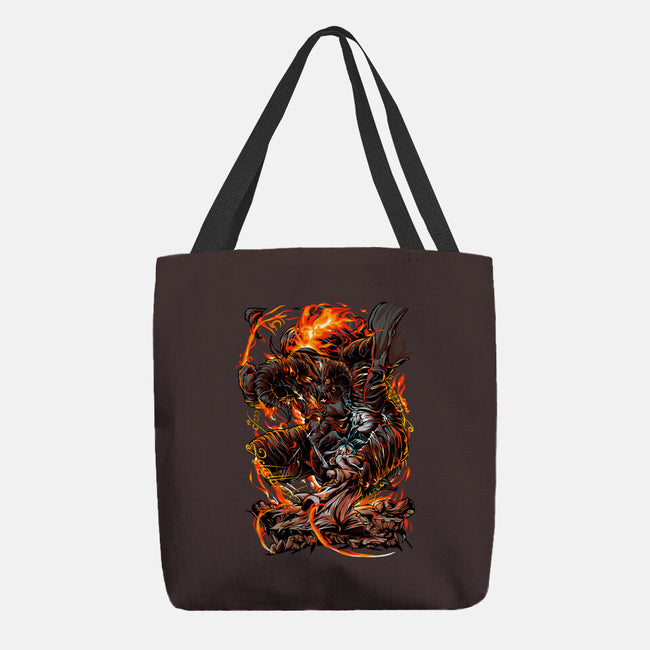 Demon Fights-None-Basic Tote-Bag-Conjura Geek