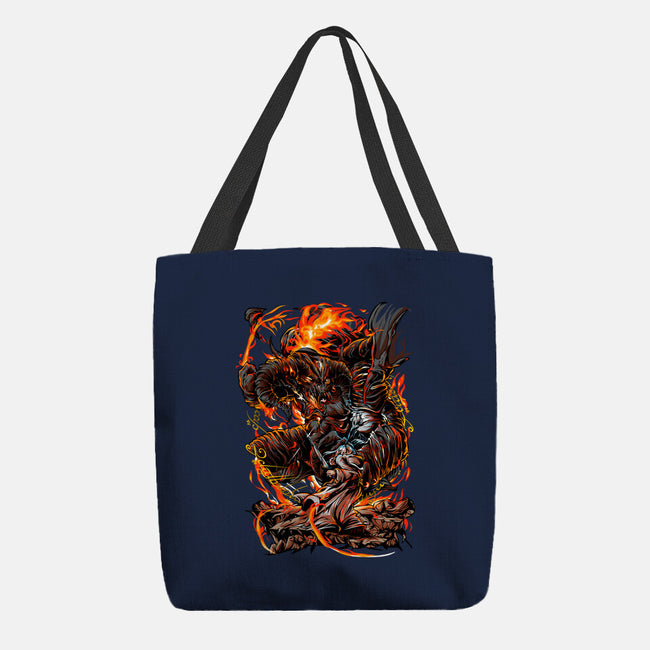 Demon Fights-None-Basic Tote-Bag-Conjura Geek