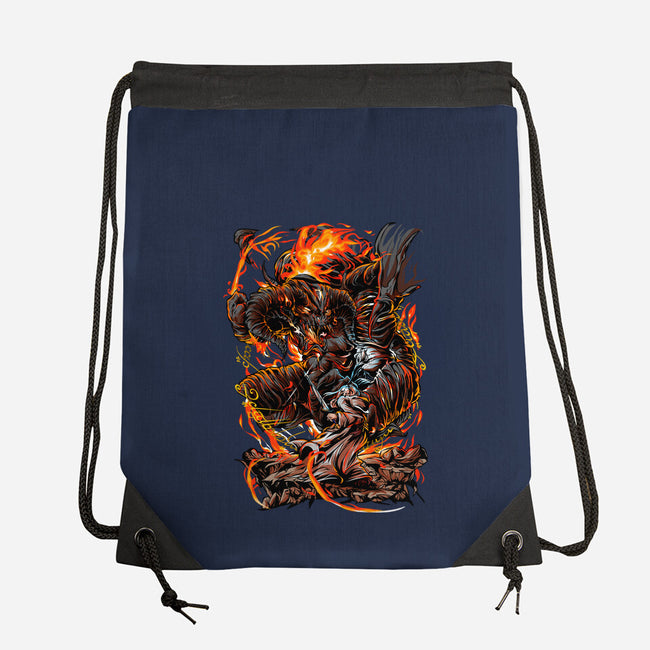 Demon Fights-None-Drawstring-Bag-Conjura Geek