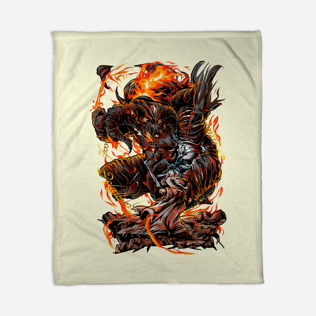 Demon Fights-None-Fleece-Blanket-Conjura Geek