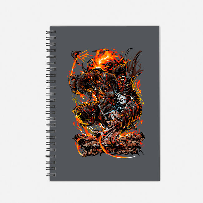 Demon Fights-None-Dot Grid-Notebook-Conjura Geek