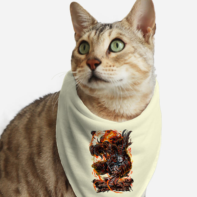 Demon Fights-Cat-Bandana-Pet Collar-Conjura Geek