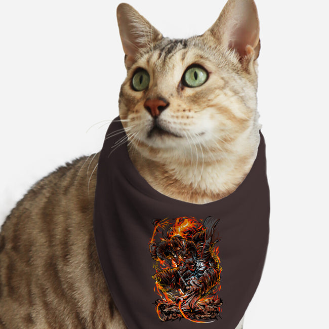 Demon Fights-Cat-Bandana-Pet Collar-Conjura Geek