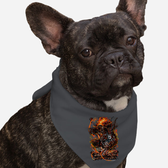 Demon Fights-Dog-Bandana-Pet Collar-Conjura Geek