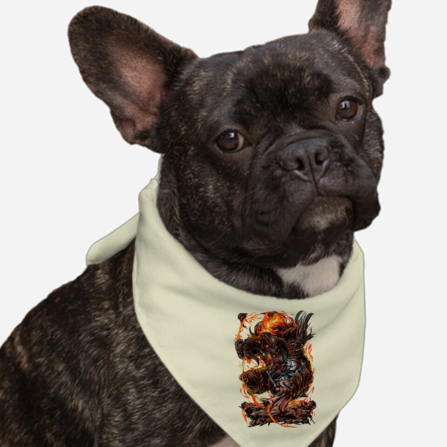 Demon Fights-Dog-Bandana-Pet Collar-Conjura Geek