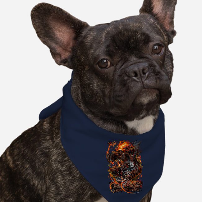 Demon Fights-Dog-Bandana-Pet Collar-Conjura Geek