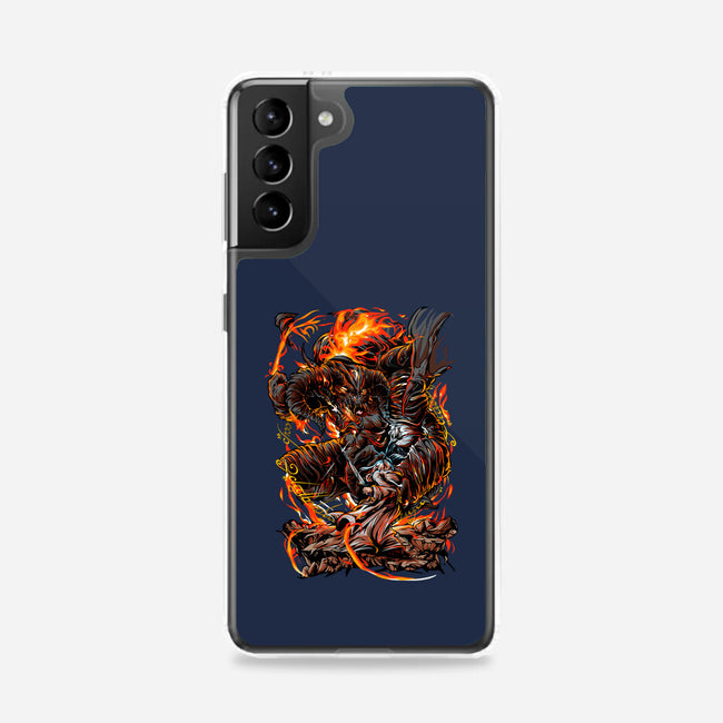 Demon Fights-Samsung-Snap-Phone Case-Conjura Geek