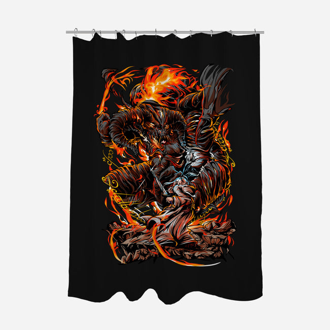 Demon Fights-None-Polyester-Shower Curtain-Conjura Geek