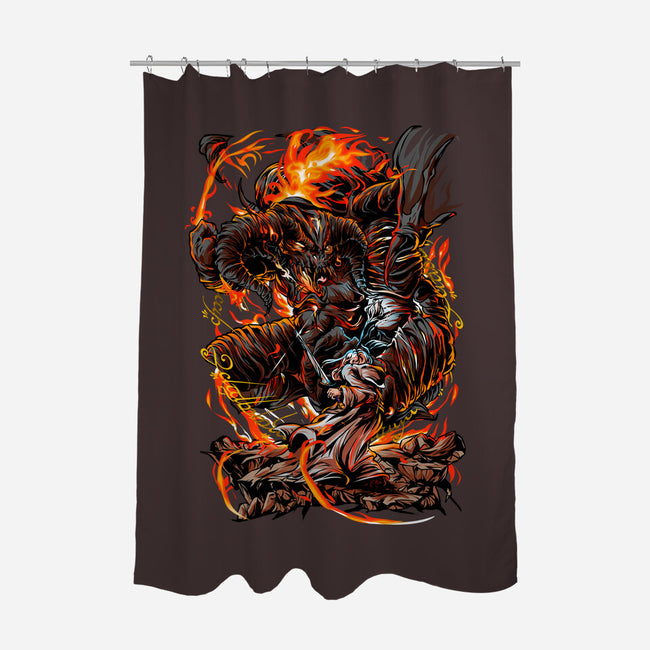 Demon Fights-None-Polyester-Shower Curtain-Conjura Geek