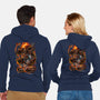 Demon Fights-Unisex-Zip-Up-Sweatshirt-Conjura Geek