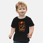 Demon Fights-Baby-Basic-Tee-Conjura Geek