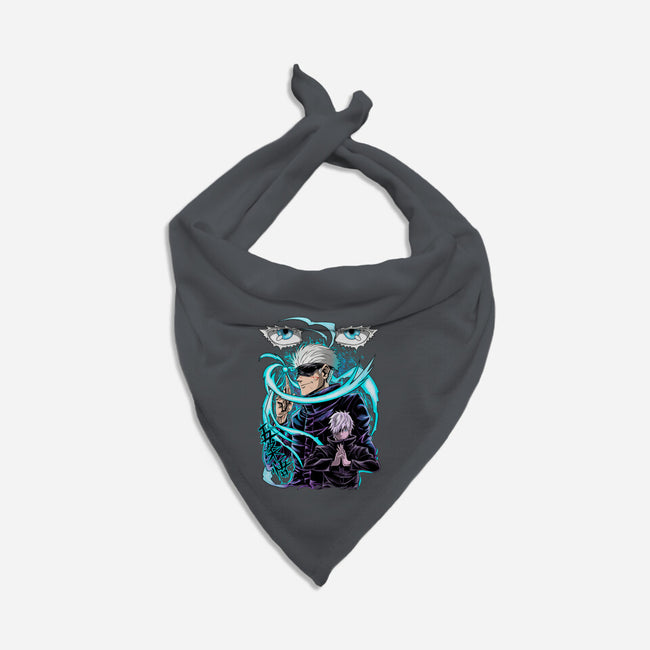 Sensei Gojo-Cat-Bandana-Pet Collar-Conjura Geek