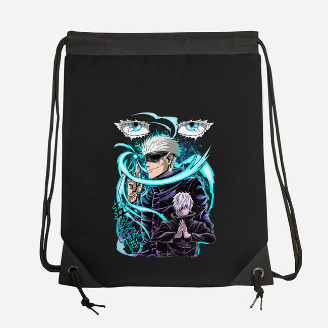 Sensei Gojo-None-Drawstring-Bag-Conjura Geek