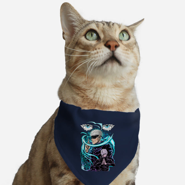 Sensei Gojo-Cat-Adjustable-Pet Collar-Conjura Geek