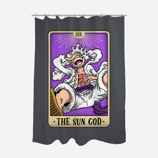 The Sun God Tarot-None-Polyester-Shower Curtain-Barbadifuoco