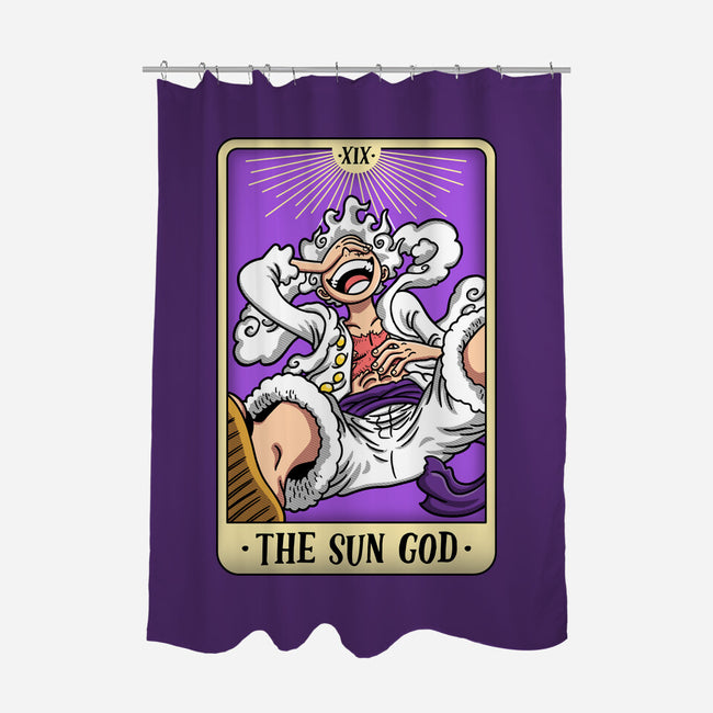 The Sun God Tarot-None-Polyester-Shower Curtain-Barbadifuoco