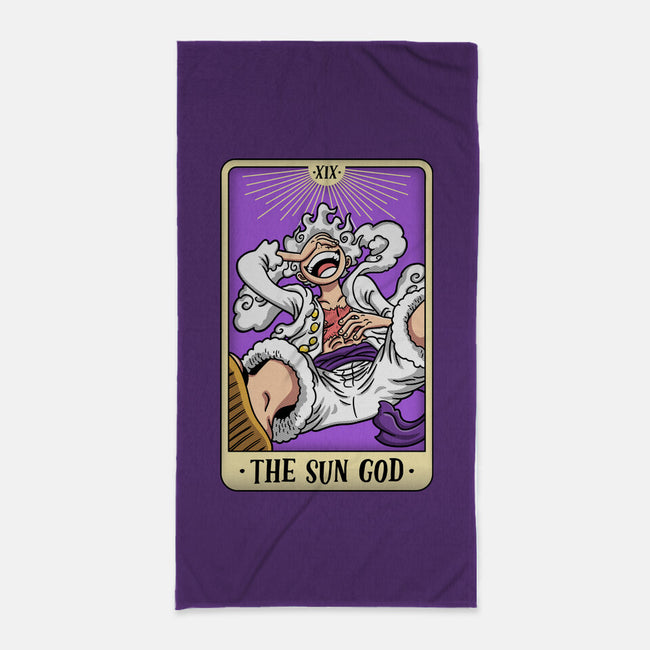 The Sun God Tarot-None-Beach-Towel-Barbadifuoco