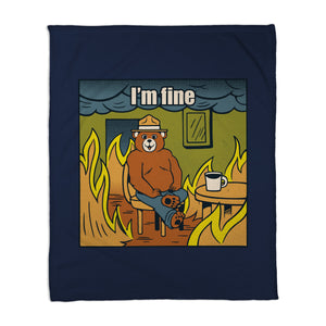 I'm Fine Bear Fire Meme