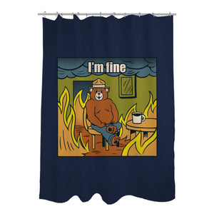 I'm Fine Bear Fire Meme