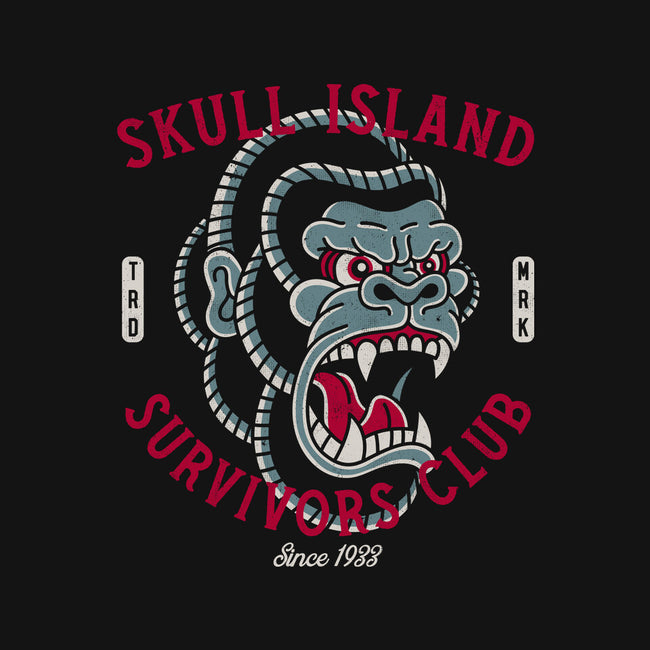 Skull Island Survivors Club-Youth-Crew Neck-Sweatshirt-Nemons