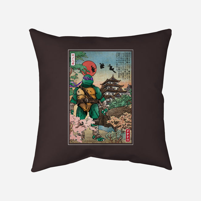 Rokushaku Bo In Japan-None-Removable Cover-Throw Pillow-DrMonekers