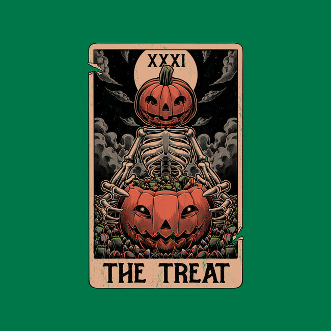 Halloween Tarot Pumpkin Treat-Womens-Fitted-Tee-Studio Mootant