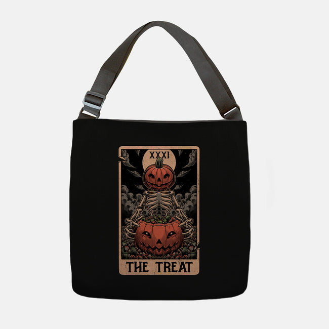 Halloween Tarot Pumpkin Treat-None-Adjustable Tote-Bag-Studio Mootant