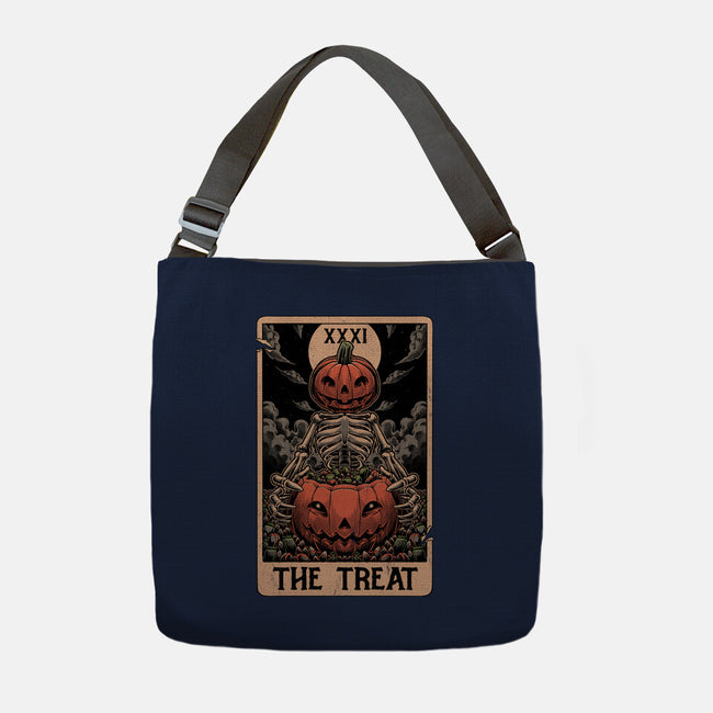 Halloween Tarot Pumpkin Treat-None-Adjustable Tote-Bag-Studio Mootant