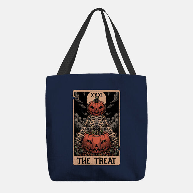 Halloween Tarot Pumpkin Treat-None-Basic Tote-Bag-Studio Mootant