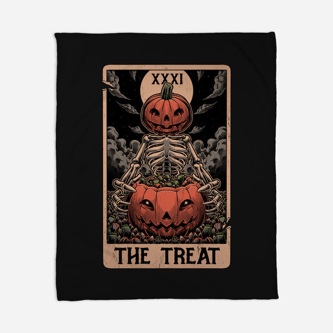 Halloween Tarot Pumpkin Treat-None-Fleece-Blanket-Studio Mootant