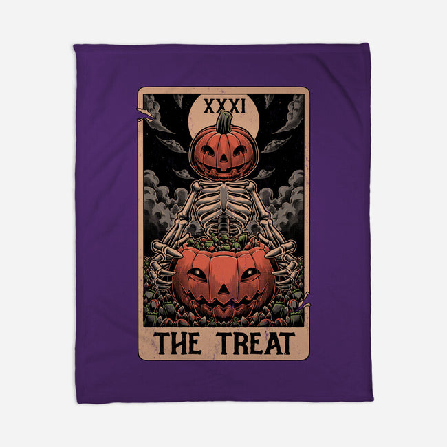 Halloween Tarot Pumpkin Treat-None-Fleece-Blanket-Studio Mootant