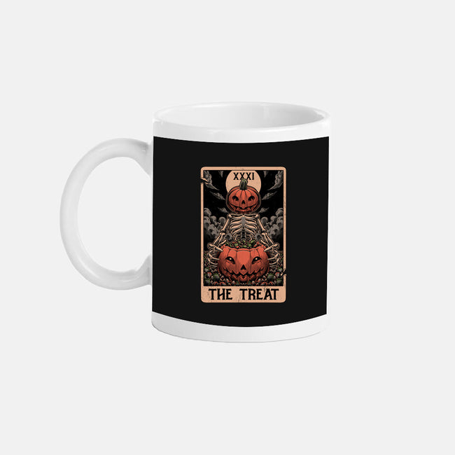 Halloween Tarot Pumpkin Treat-None-Mug-Drinkware-Studio Mootant