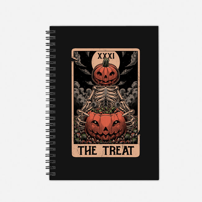 Halloween Tarot Pumpkin Treat-None-Dot Grid-Notebook-Studio Mootant