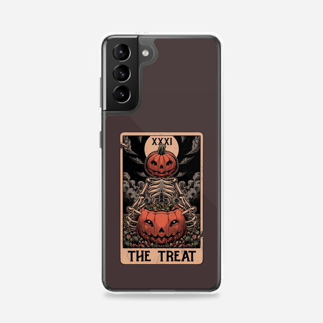 Halloween Tarot Pumpkin Treat-Samsung-Snap-Phone Case-Studio Mootant