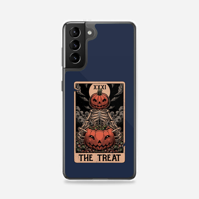 Halloween Tarot Pumpkin Treat-Samsung-Snap-Phone Case-Studio Mootant