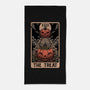 Halloween Tarot Pumpkin Treat-None-Beach-Towel-Studio Mootant