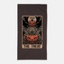 Halloween Tarot Pumpkin Treat-None-Beach-Towel-Studio Mootant