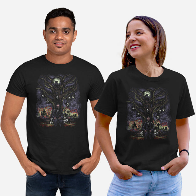 Starry Poe-Unisex-Basic-Tee-zascanauta