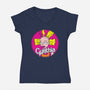 Cynthia Doll-Womens-V-Neck-Tee-dalethesk8er