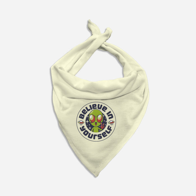 Believe In Yourself Alien-Dog-Bandana-Pet Collar-tobefonseca