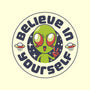 Believe In Yourself Alien-None-Fleece-Blanket-tobefonseca