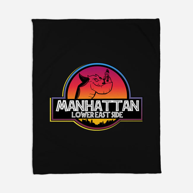 Manhattan LES-None-Fleece-Blanket-Art Gremlin