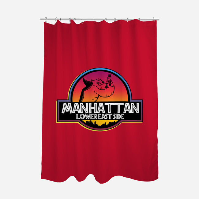 Manhattan LES-None-Polyester-Shower Curtain-Art Gremlin