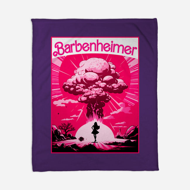 Barbenheimer Explosion-None-Fleece-Blanket-Benizdani